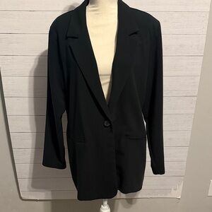 Maurices Dark Green Single-Button Women's Blazer